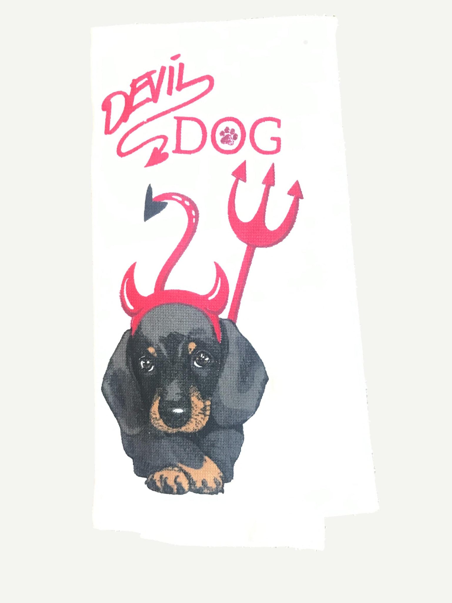 Dachshunds Tea Towel Sausage Dog Cotton Kitchen Dining 