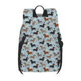Dachshund Patterned Backpack