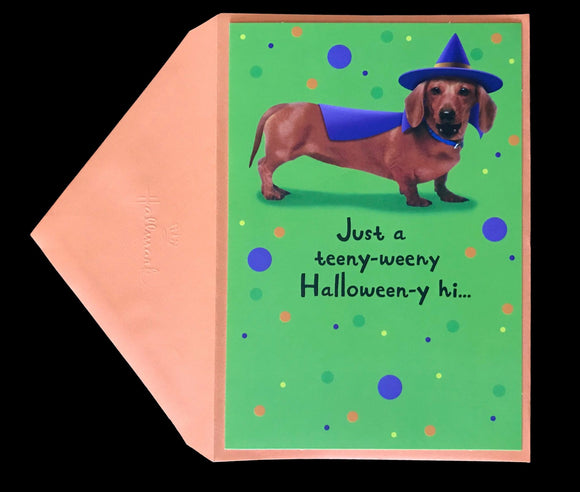 Teeny-Weeny-Halloweeny Halloween Card