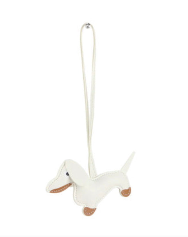 Leather Dachshund Bag Charm