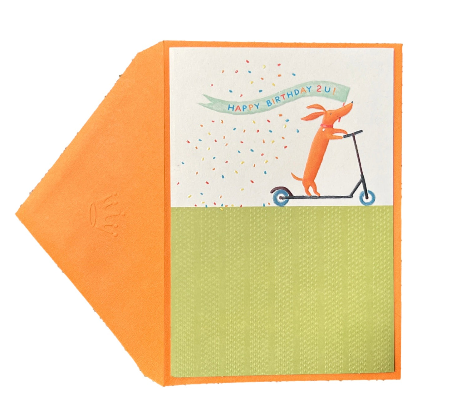Scooter Dachshund Birthday Card
