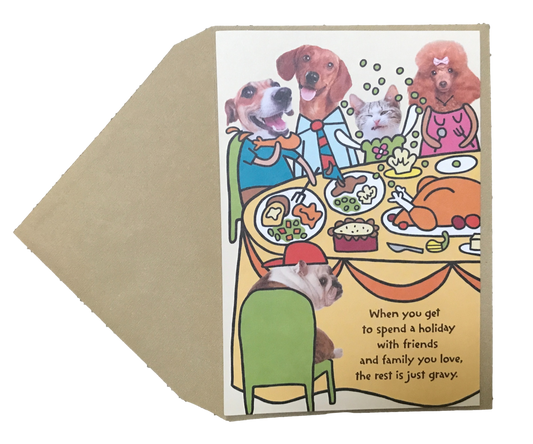 Gravy Party Thanksgiving Card