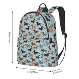 Dachshund Patterned Backpack