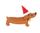 Jingle Bell Dachshund Tree Ornament