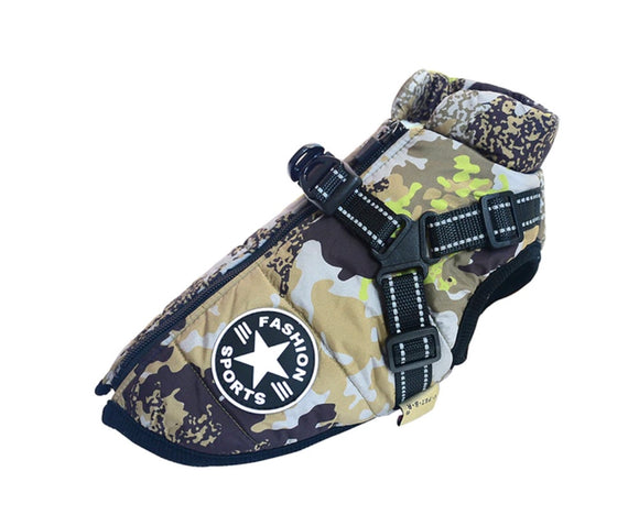 Waterproof Harness Jacket - Camouflage