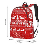 Love Joy Peace Wiener Dogs Backpack