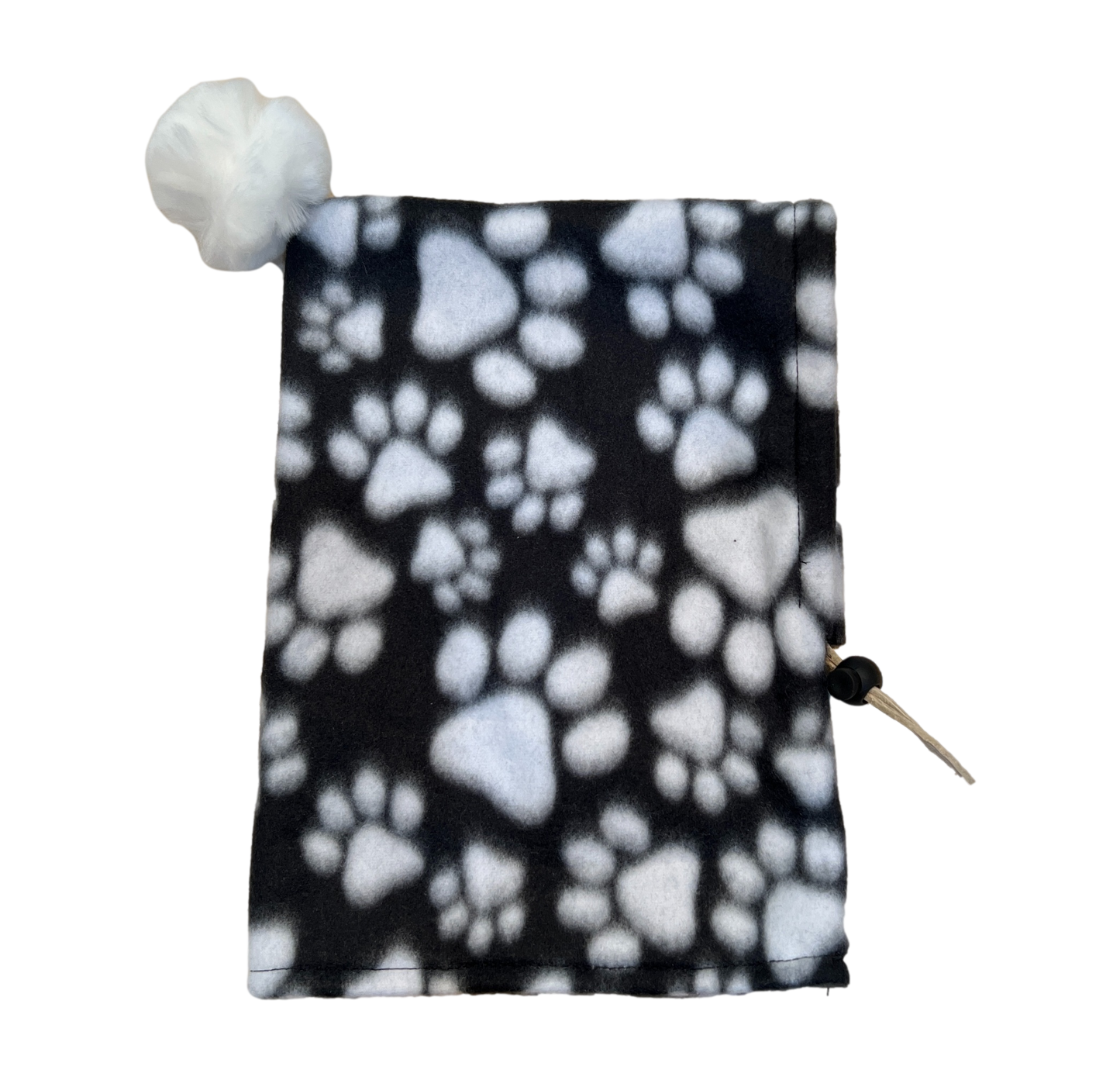 Black Paw Print Pup Topper