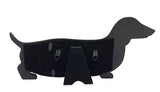 Black Dachshund Shaped Picture Frame