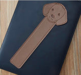 Leather Dachshund Bookmark