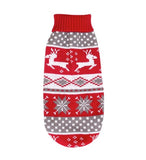 Red Reindeer Snowflake Sweater
