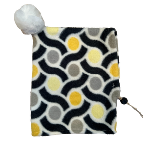 Limited Edition Yellow and Gray Swirl Dogkoozie