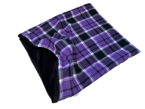Purple Plaid Weenie Warmer