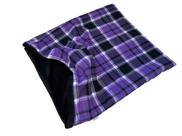 Purple Plaid Weenie Warmer