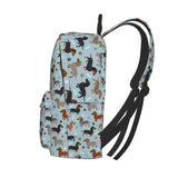 Dachshund Patterned Backpack