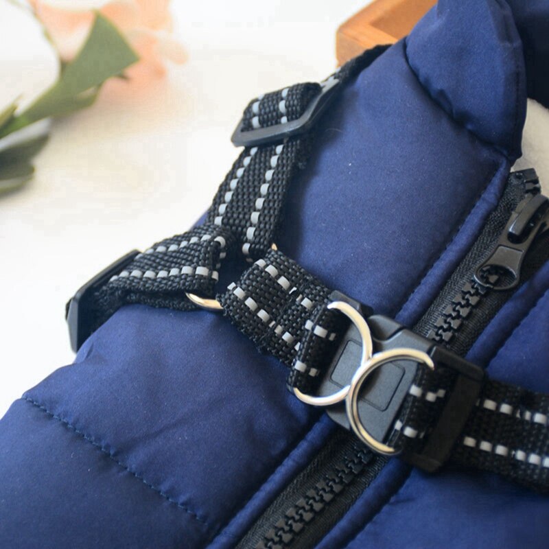 Water Resistant Harness Jacket - Red