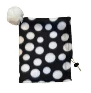 Polka Dot Dogkoozie - Black