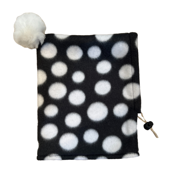 Polka Dot Dogkoozie - Black