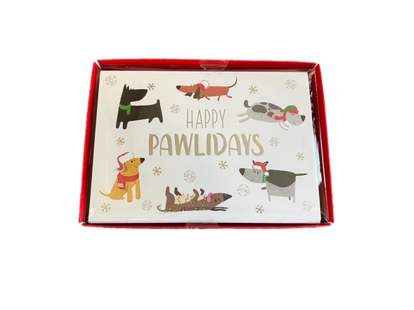 Happy Pawlidays Boxed Card Set