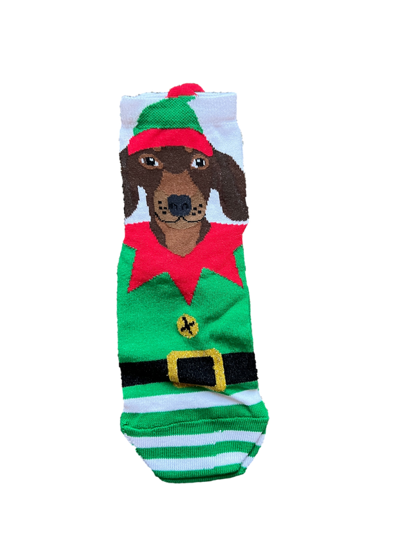 Dachshund Elf Short Socks