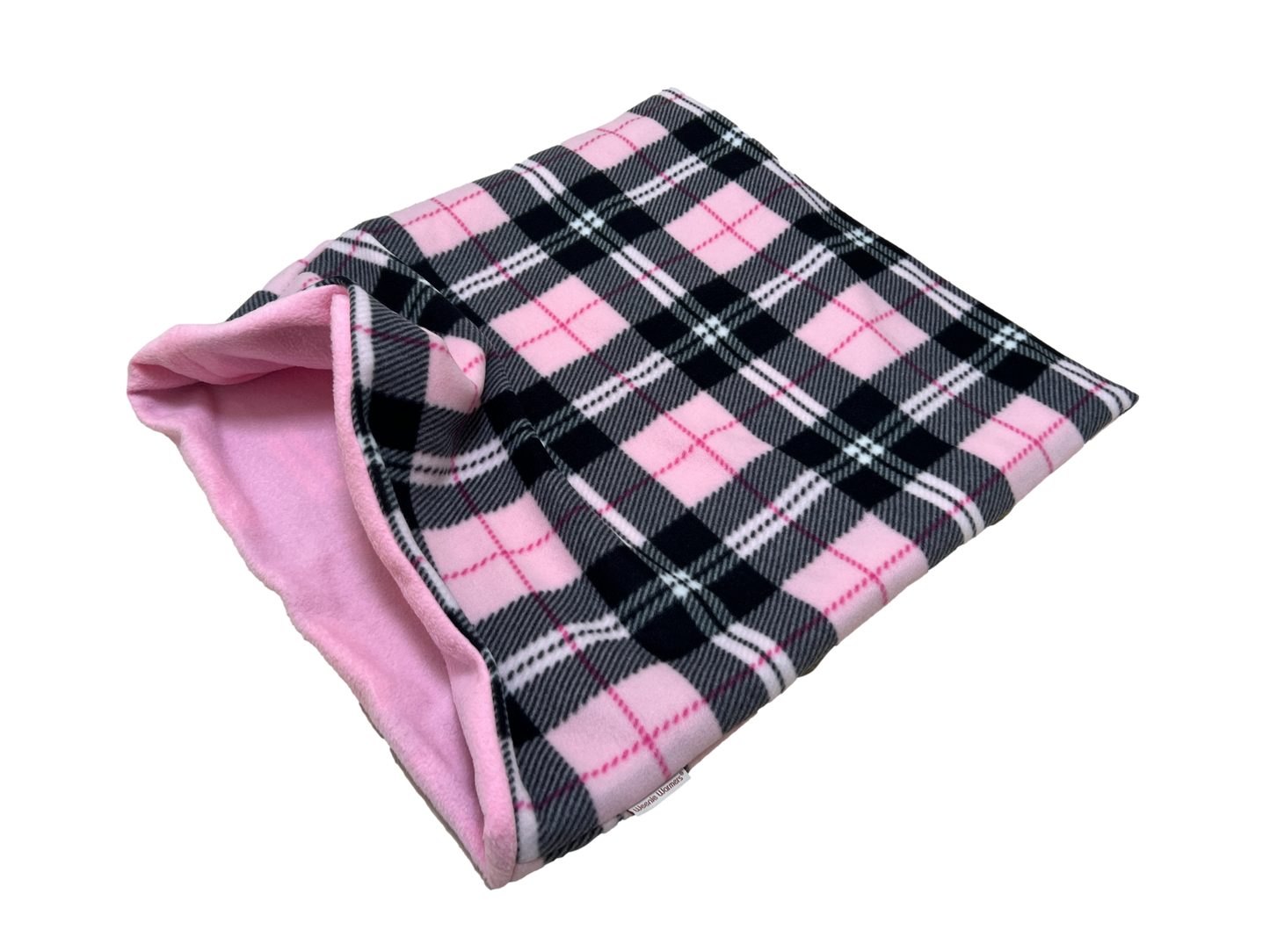 Pink Plaid Valentine's Edition Weenie Warmer
