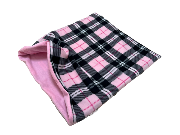 Pink Plaid Valentine's Edition Weenie Warmer