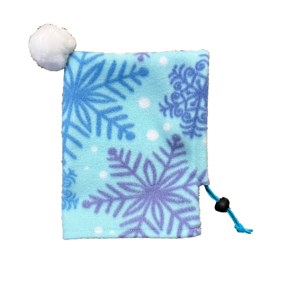 Aqua Snowflake Dogkoozie