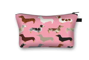 Pink Multi-Dach Cosmetic Bag