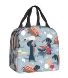 Cookout Dachshund Insulated Lunch Bag