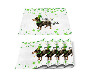 Lucky Dachshund Placemat Set