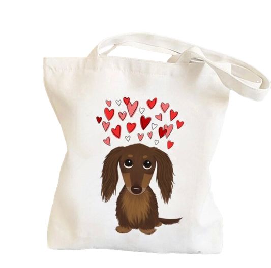 Lovefest (Longhair) Canvas Shopper Tote Bag
