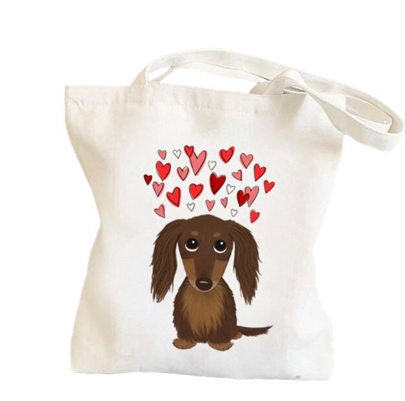 Lovefest (Longhair) Canvas Shopper Tote Bag