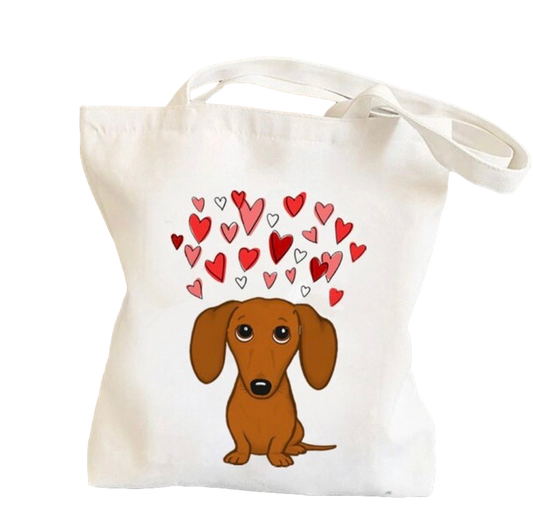 Lovefest (Smooth Coat) Canvas Shopper Tote Bag