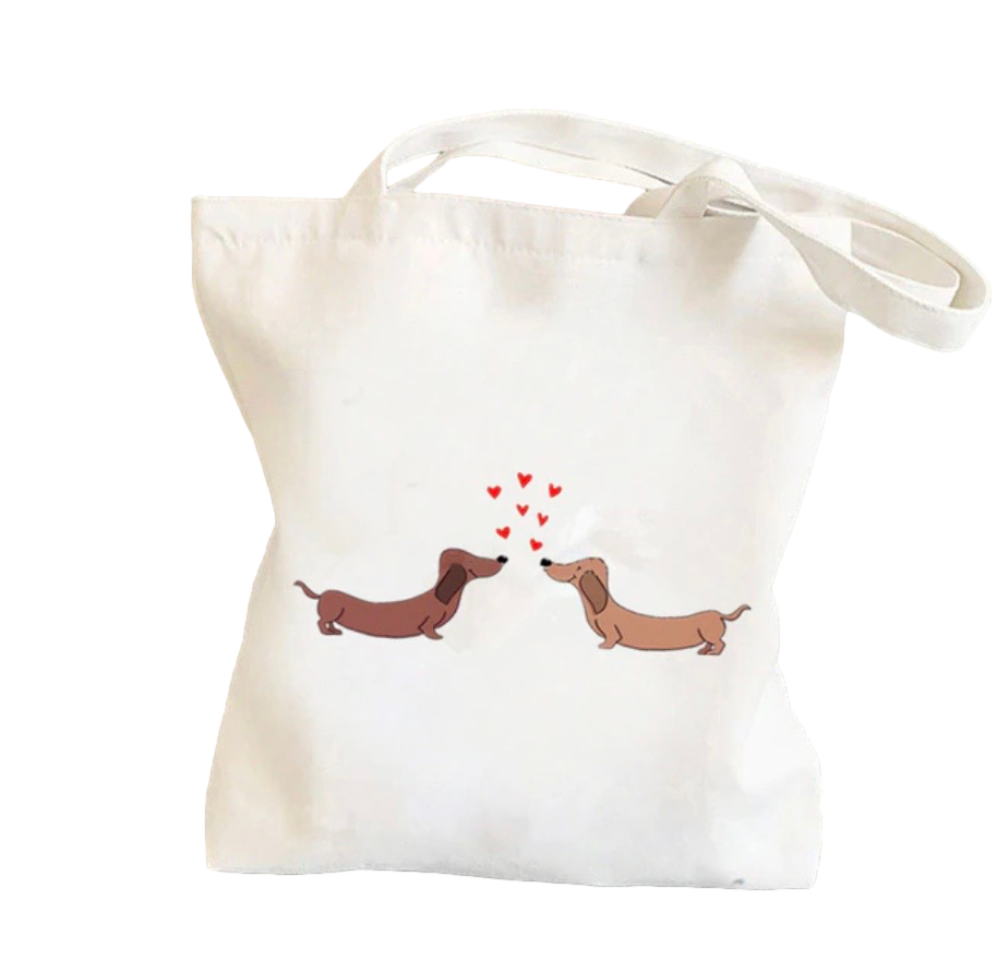 Sweethearts Canvas Shopper Tote Bag