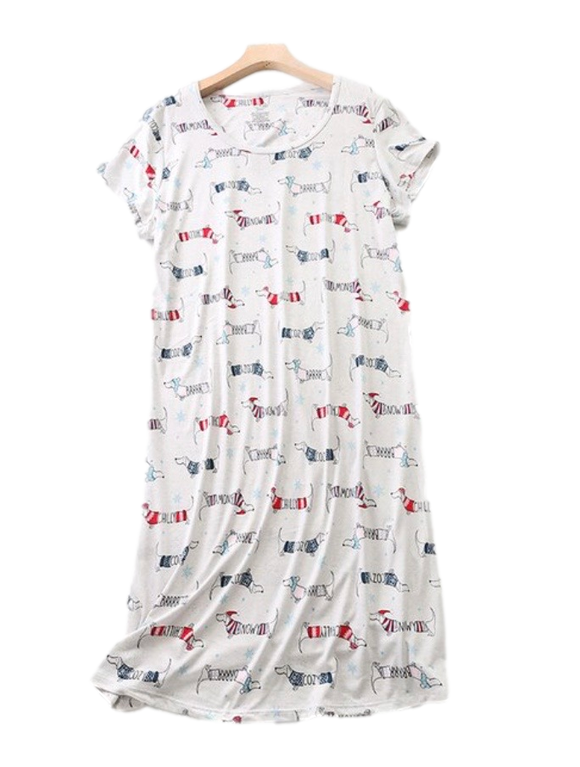 Dachshund Summer Nightgown