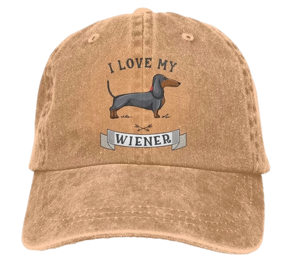 Love My Wiener Baseball Cap