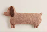 Plush Dachshund Pillow