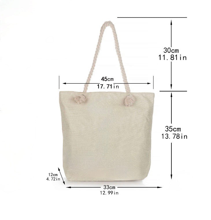 Dachshund Design Beach Bags