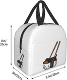Sushi Dachshund Insulated Lunch Bag