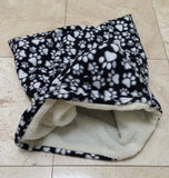 Black Paw Print Weenie Warmer