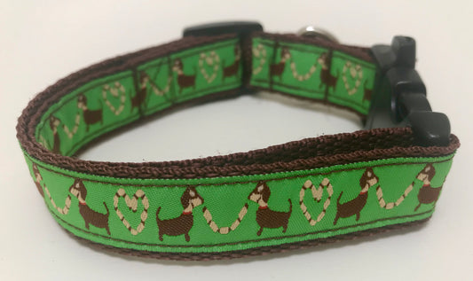 Green SaucyDog Collar