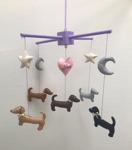 Dachshund Mobile - Personalized - Baby Mobile