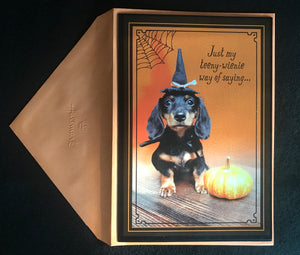 Teeny-Wienie Halloween Card