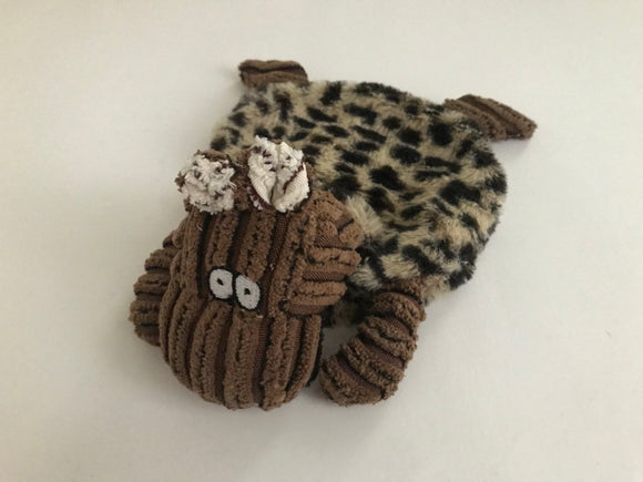 Crinkle & Squeak Corduroy Moose Dog Toy