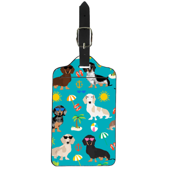 Summer Fun Luggage Tag w/ Strap