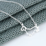 Dachshund Outline Necklace