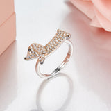 Dachshund Love Ring